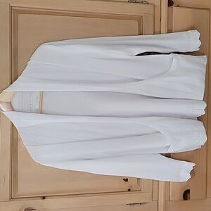 White Cardigan Sweater